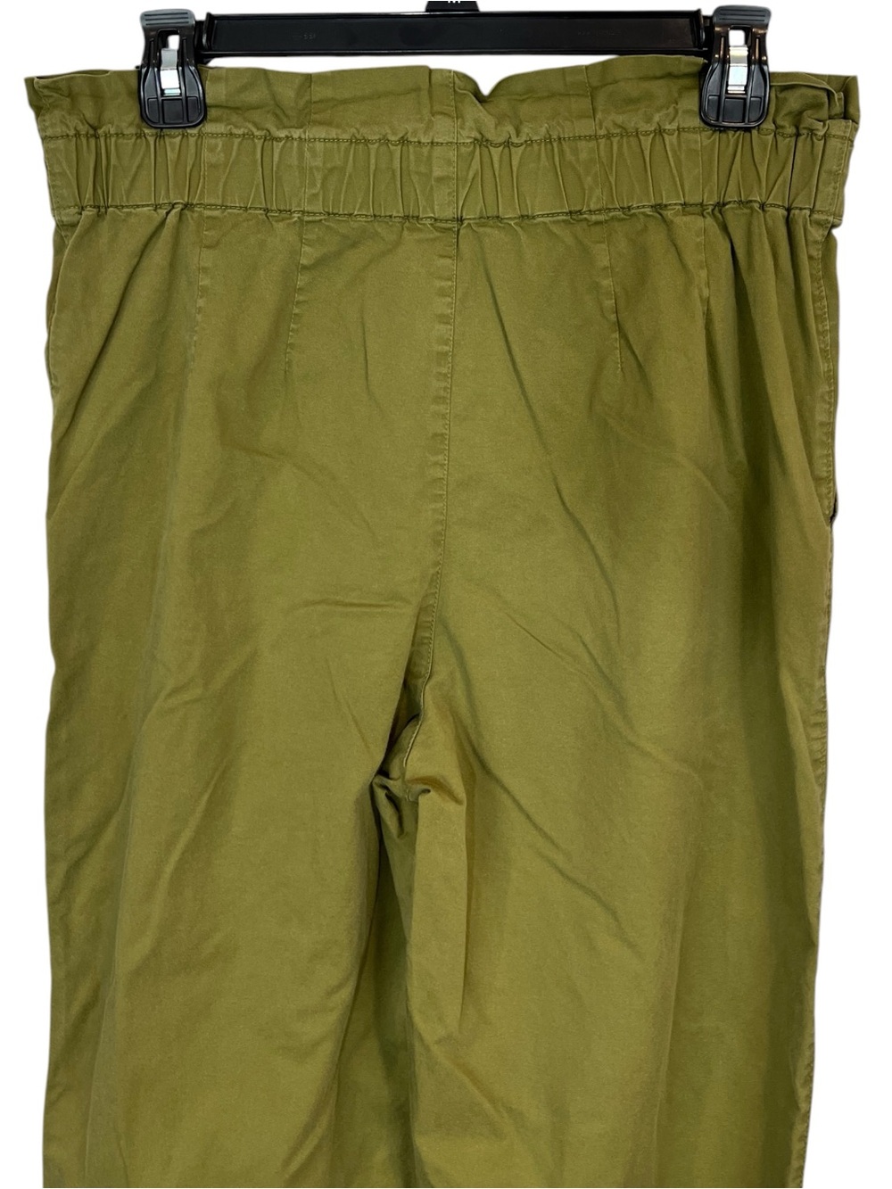 Madewell Paper Bag Tapered Pants Green 6 - Picture 6 of 12